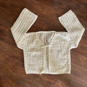 Handmade crochet sweater size medium